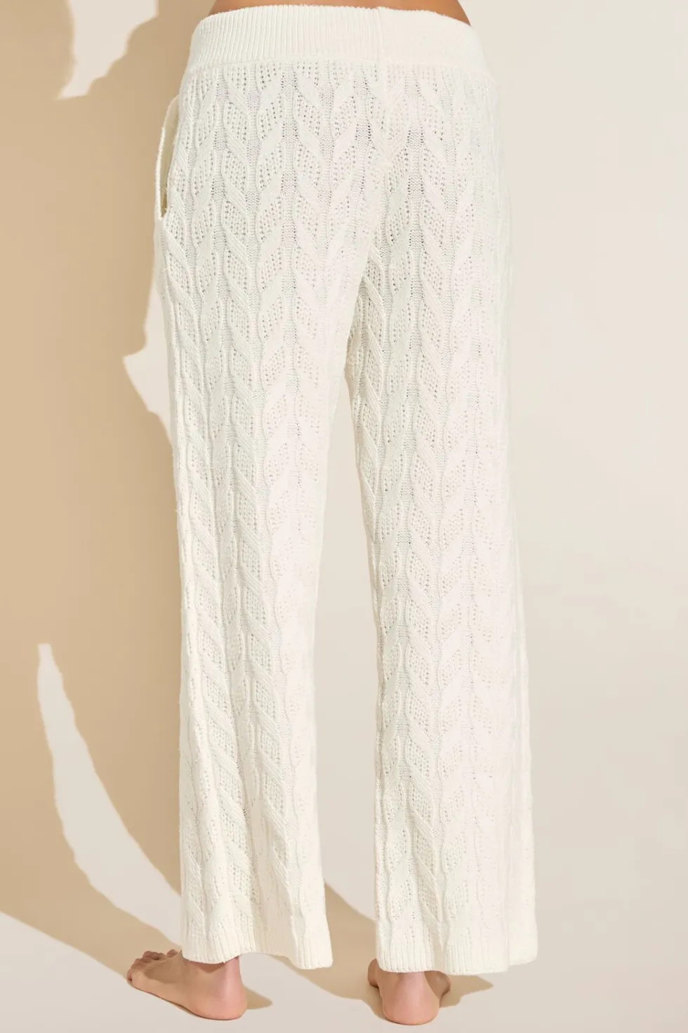 Cable Knit Recycled Sweater Straight Leg Pant-Eberjey New