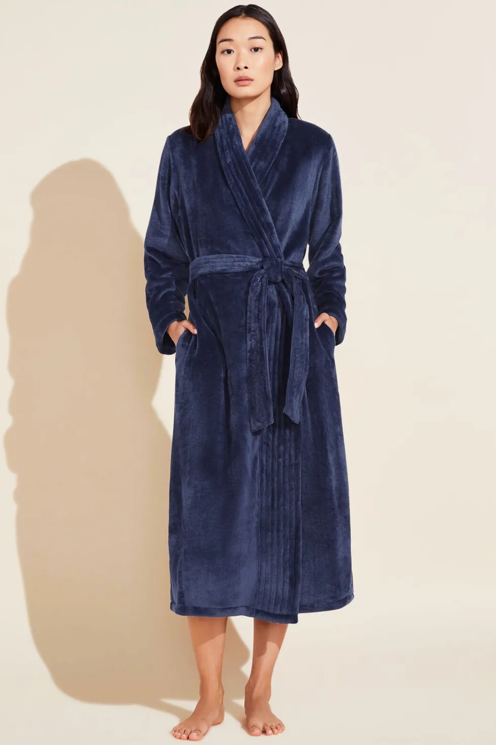 Chalet Recycled Plush Robe-Eberjey Cheap