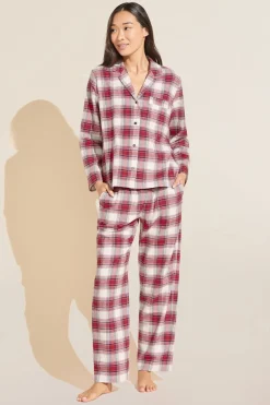 Flannel Long Pj Set-Eberjey Cheap