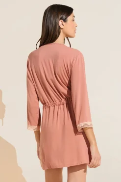 Flora Tencel Modal 3/4 Sleeve Robe-Eberjey New