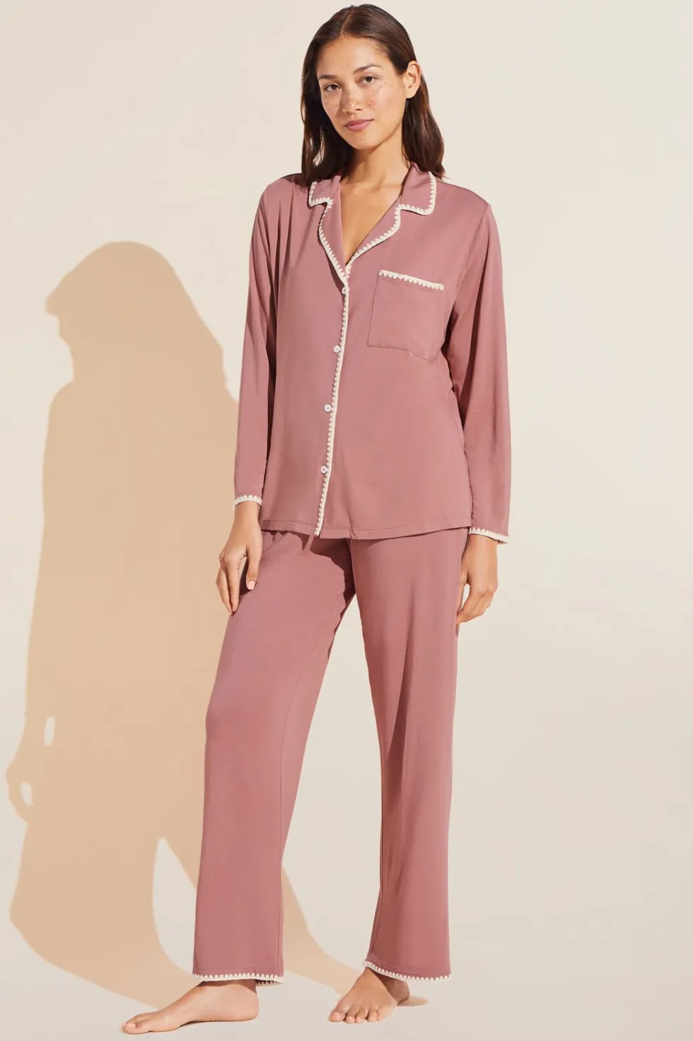 Frida Tencel Modal Long Pj Set-Eberjey Cheap