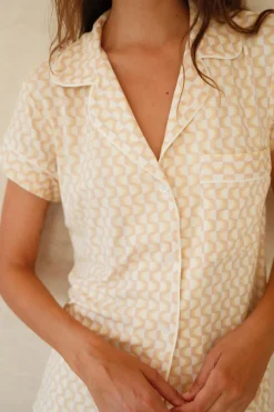 Gisele Printed Tencel Modal Shortie Short Pj Set-Eberjey Cheap