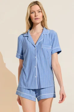 Gisele Printed Tencel Modal Relaxed Short Pj Set-Eberjey New