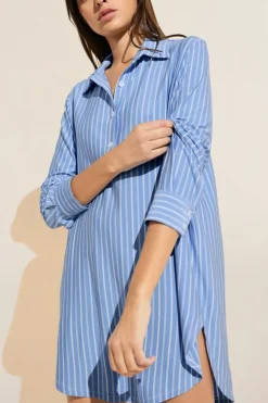Gisele Printed Tencel Modal Boyfriend Sleepshirt-Eberjey Shop