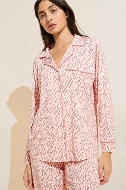 Gisele Printed Tencel Modal Long Pj Set-Eberjey Cheap
