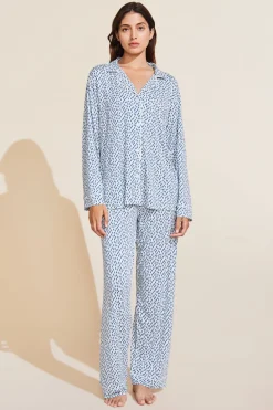 Gisele Printed Tencel Modal Long Pj Set-Eberjey Flash Sale