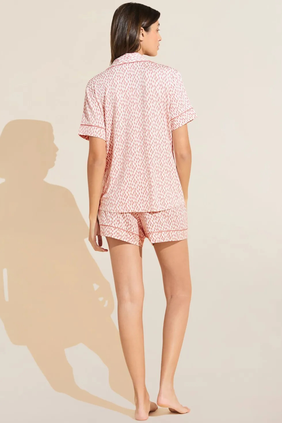 Gisele Printed Tencel Modal Relaxed Short Pj Set-Eberjey Shop
