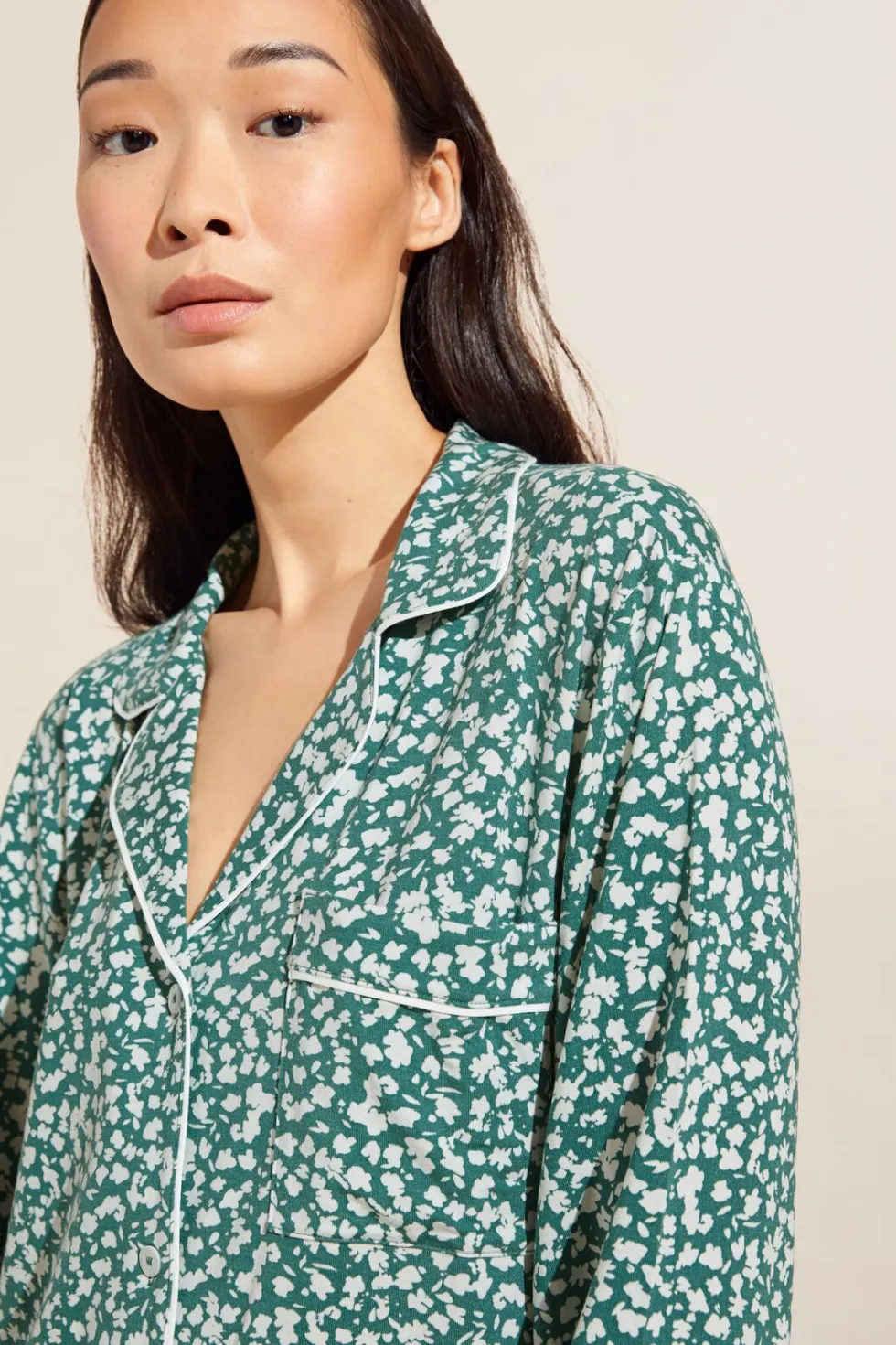 Gisele Printed Tencel Modal Long Pj Set-Eberjey Best