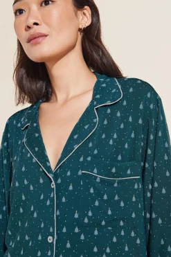 Gisele Printed Tencel Modal Long Pj Set-Eberjey Store