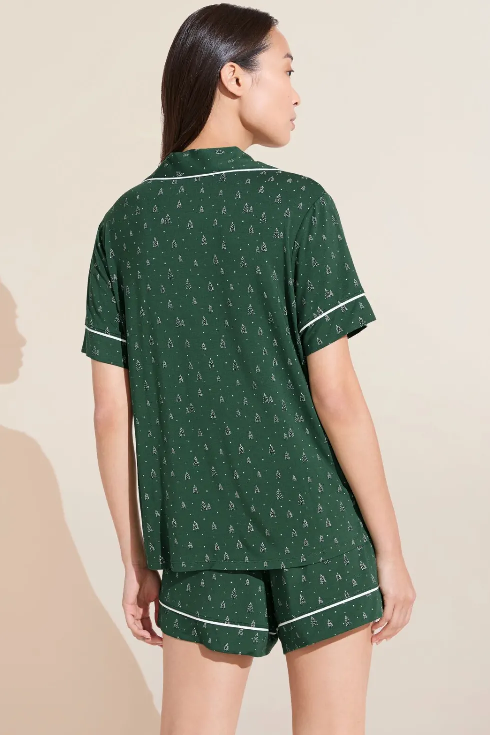 Gisele Printed Tencel Modal Relaxed Short Pj Set-Eberjey New