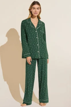 Gisele Printed Tencel Modal Long Pj Set-Eberjey Outlet