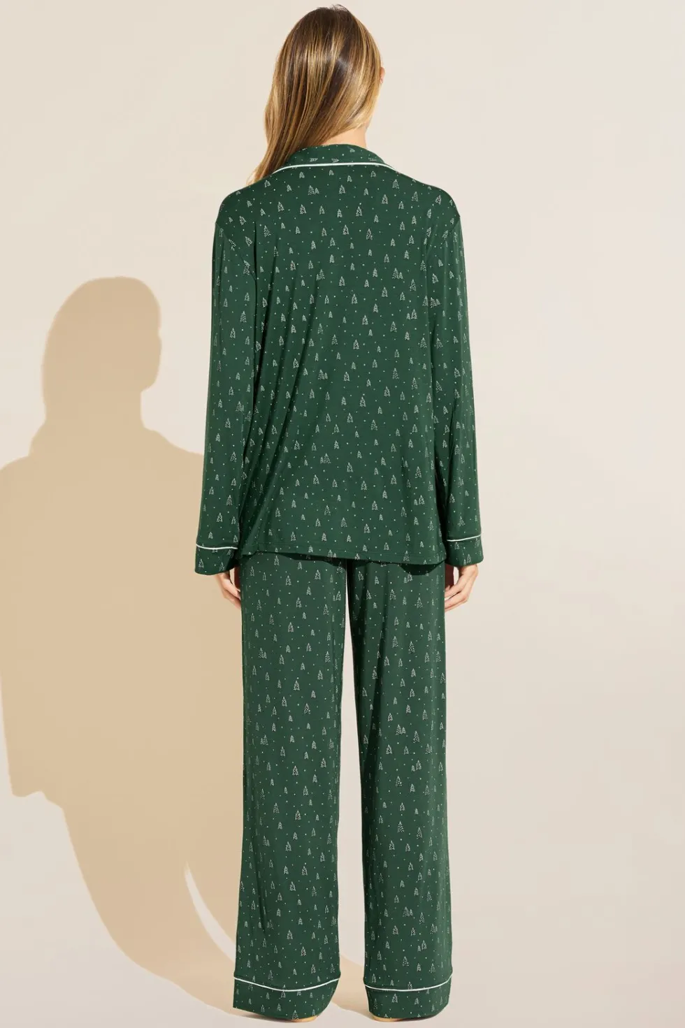 Gisele Printed Tencel Modal Long Pj Set-Eberjey Outlet