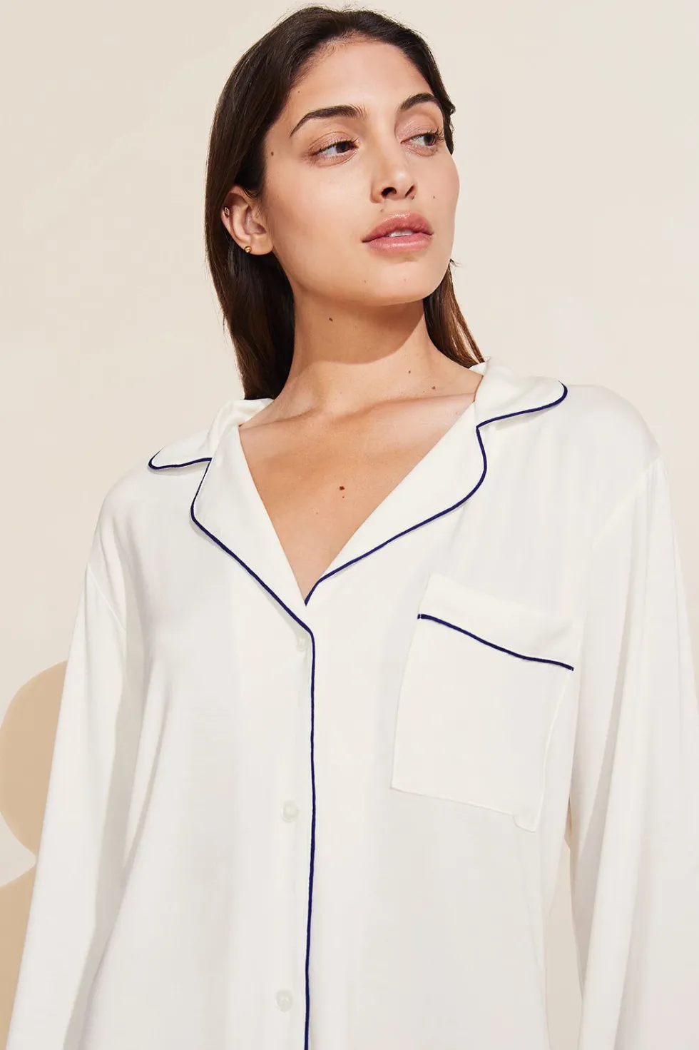 Gisele Tencel Modal Long Pj Set-Eberjey Flash Sale