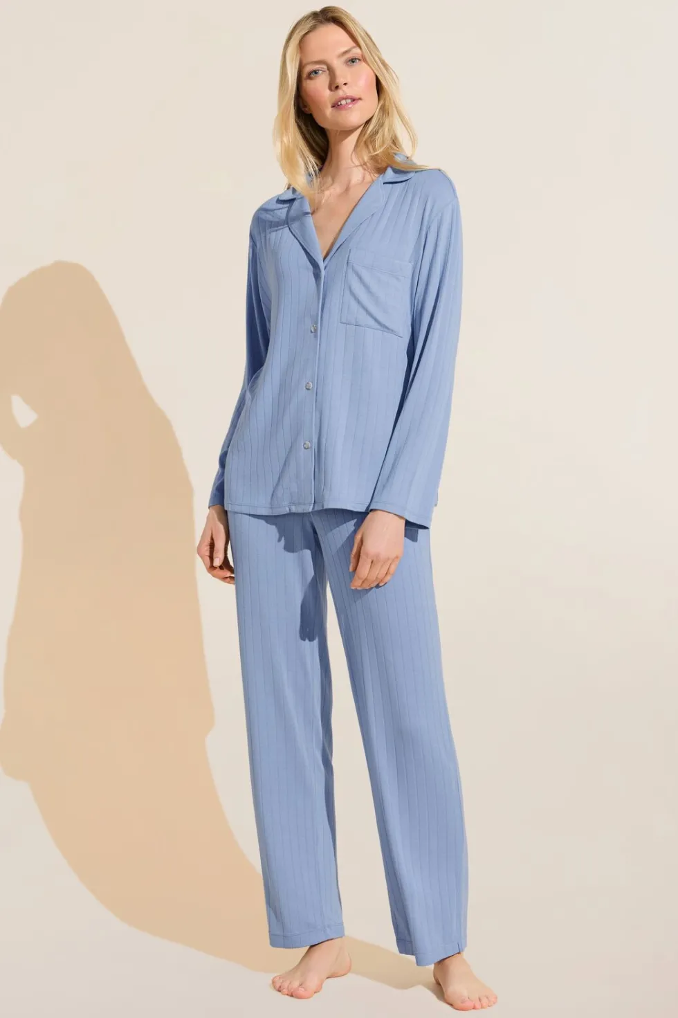 Gisele Tencel Modal Rib Long Pj Set-Eberjey Flash Sale