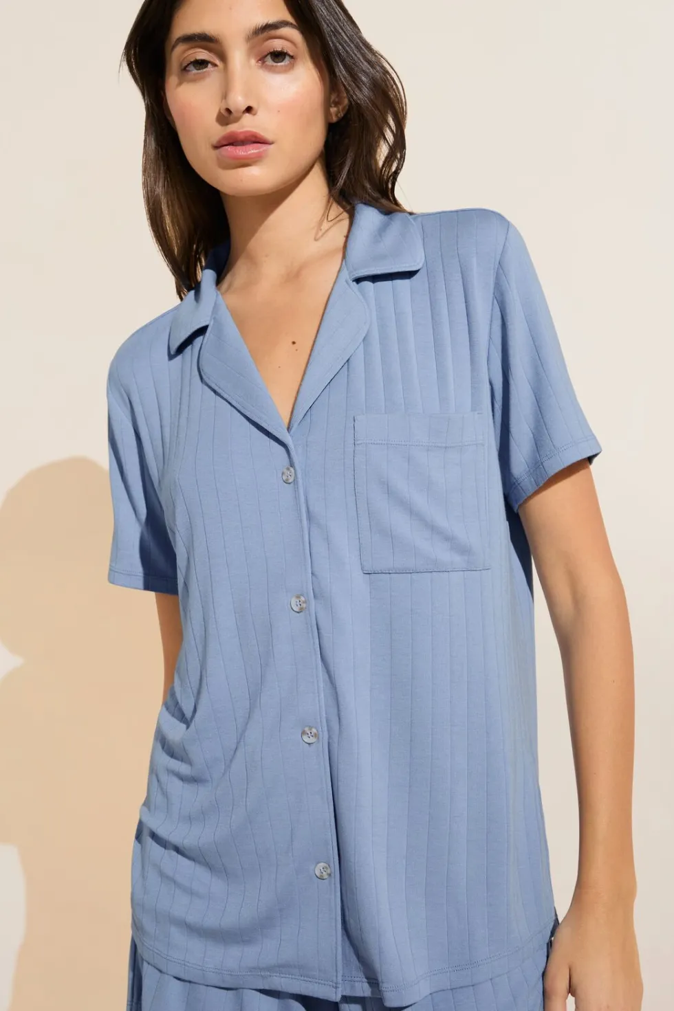 Gisele Tencel Modal Rib Relaxed Short Pj Set-Eberjey Outlet