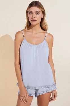 Gisele Tencel Modal Ruffle Cami & Shortie Short Set-Eberjey Outlet