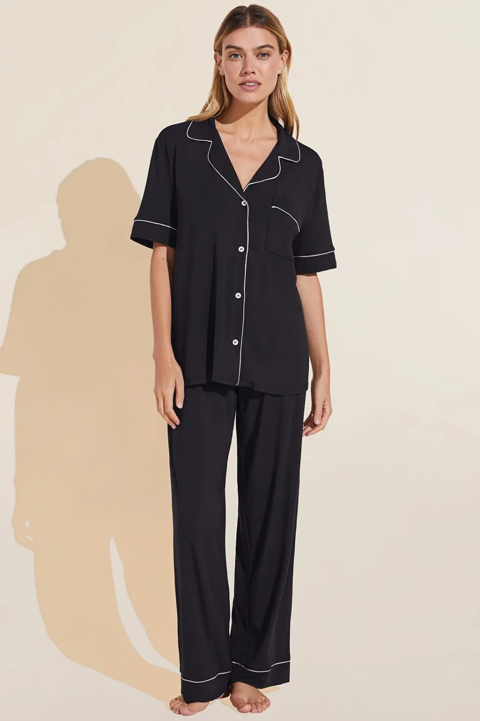 Gisele Tencel Modal Short Sleeve & Pant Pj Set-Eberjey Fashion