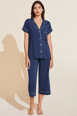 Gisele Tencel Modal Short Sleeve Cropped Pj Set-Eberjey New
