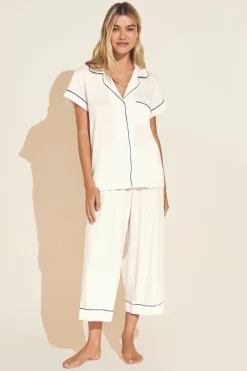Gisele Tencel Modal Short Sleeve Cropped Pj Set-Eberjey Flash Sale