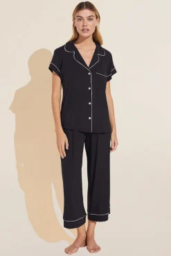 Gisele Tencel Modal Short Sleeve Cropped Pj Set-Eberjey Shop