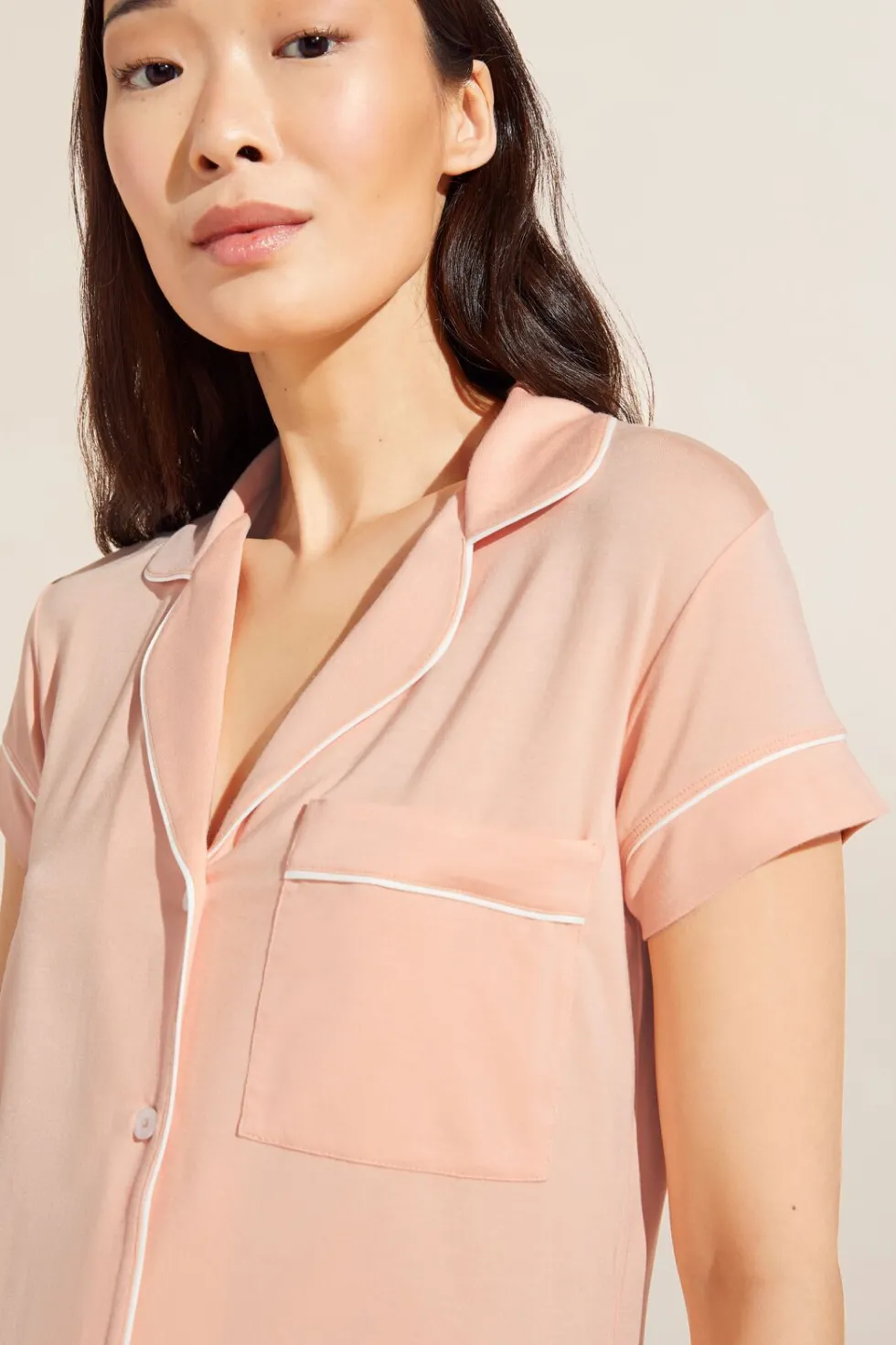 Gisele Tencel Modal Short Sleeve Cropped Pj Set-Eberjey Flash Sale