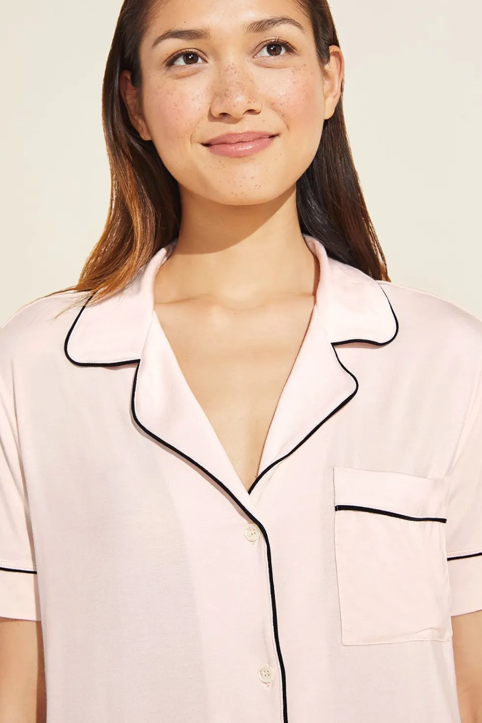 Gisele Tencel Modal Short Sleeve & Pant Pj Set-Eberjey Fashion