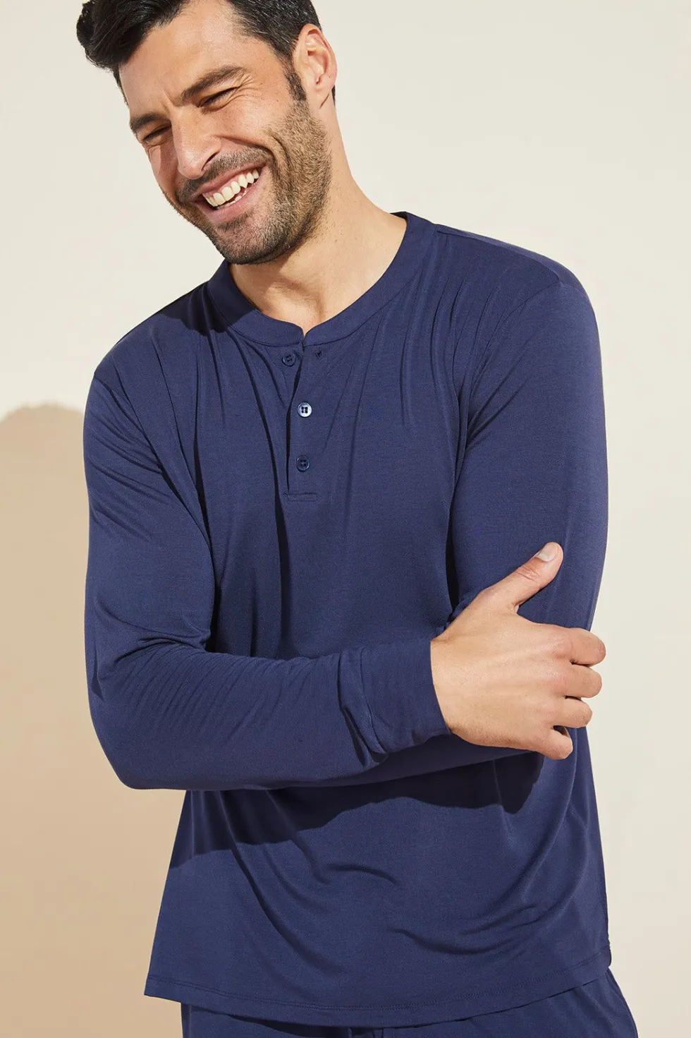 Henry Tencel Modal Long Sleeve Henley-Eberjey New