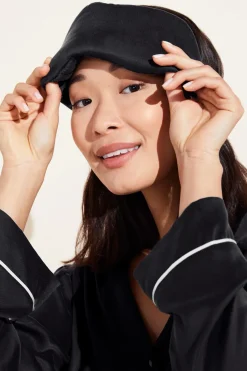 Inez Washable Silk Eye Mask-Eberjey Hot