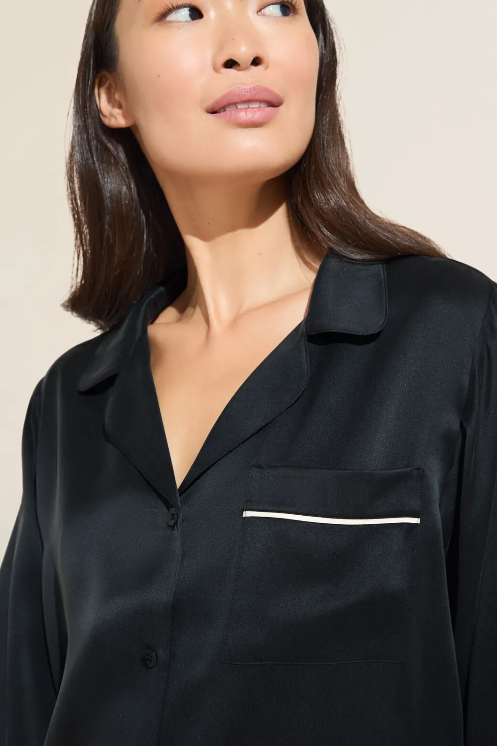 Inez Washable Silk Long Pj Set-Eberjey Store