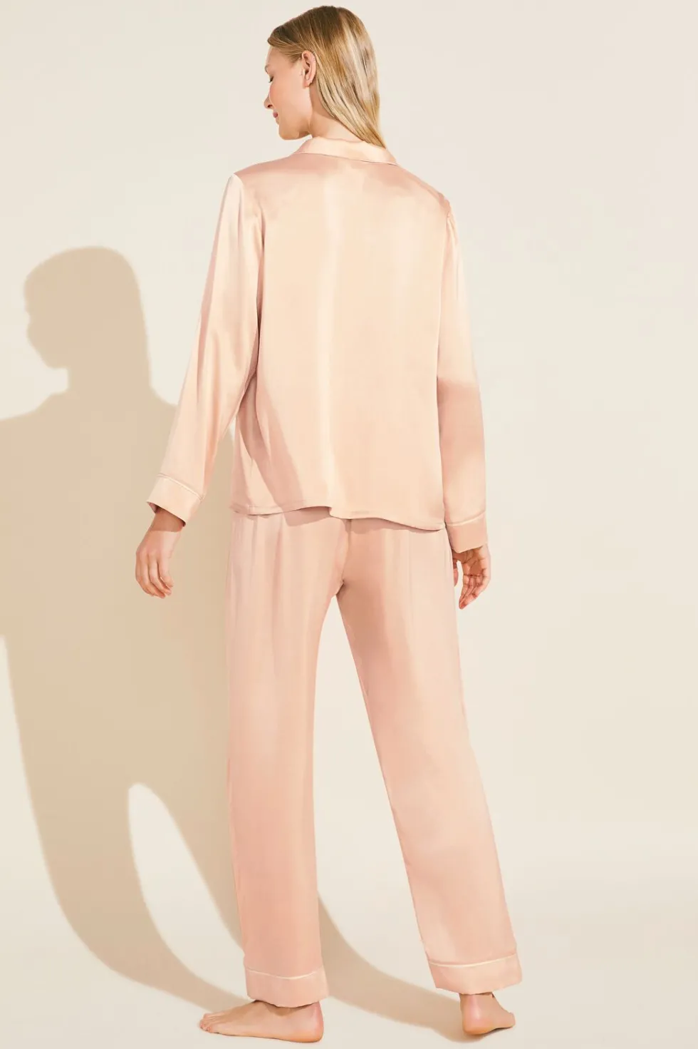 Inez Washable Silk Long Pj Set-Eberjey Store