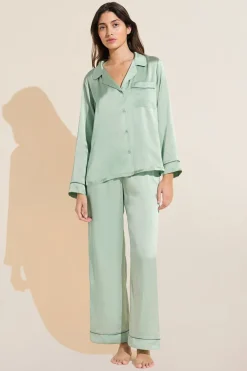 Inez Washable Silk Long Pj Set-Eberjey Store