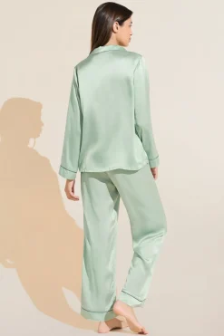 Inez Washable Silk Long Pj Set-Eberjey Store