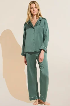 Inez Washable Silk Long Pj Set-Eberjey Best Sale