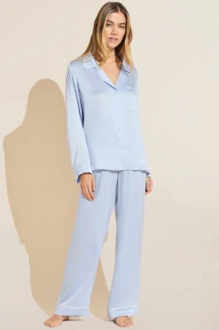 Inez Washable Silk Long Pj Set-Eberjey Best Sale
