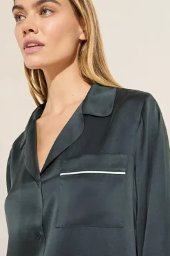 Inez Washable Silk Long Pj Set-Eberjey Discount