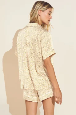Inez Washable Silk Printed Short Pj Set-Eberjey Discount