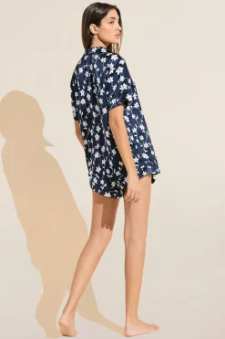 Inez Washable Silk Printed Short Pj Set-Eberjey Shop