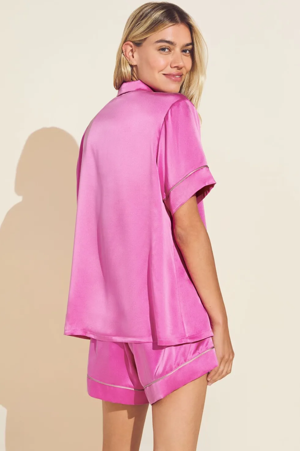 Inez Washable Silk Short Pj Set-Eberjey Outlet