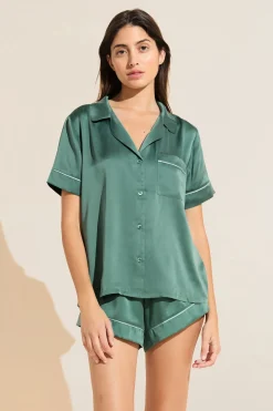 Inez Washable Silk Short Pj Set-Eberjey New