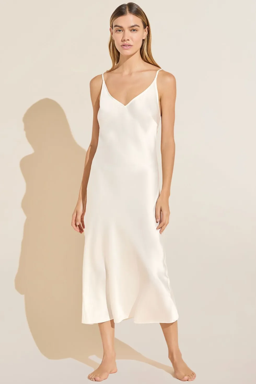 Inez Washable Silk Slip Dress-Eberjey New