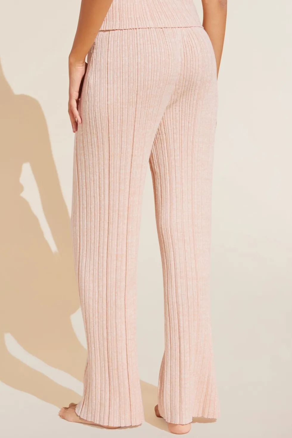 Infinite Organic Cotton Blend Sweater Rib Straight Leg Pant-Eberjey Store