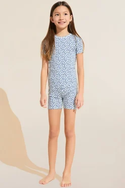 Kids Printed Tencel Modal Unisex Short Pj Set-Eberjey Best Sale