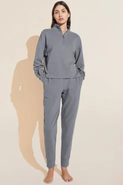 Luxe Sweats Zip Pullover-Eberjey Flash Sale