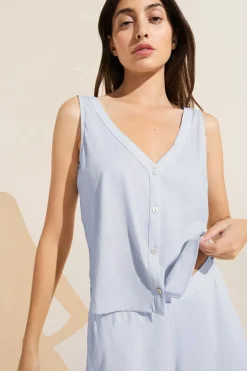 Organic Pima Cotton Tank & Short Pj Set-Eberjey Shop