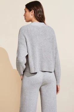 Recycled Sweater Cropped Cardigan-Eberjey Best