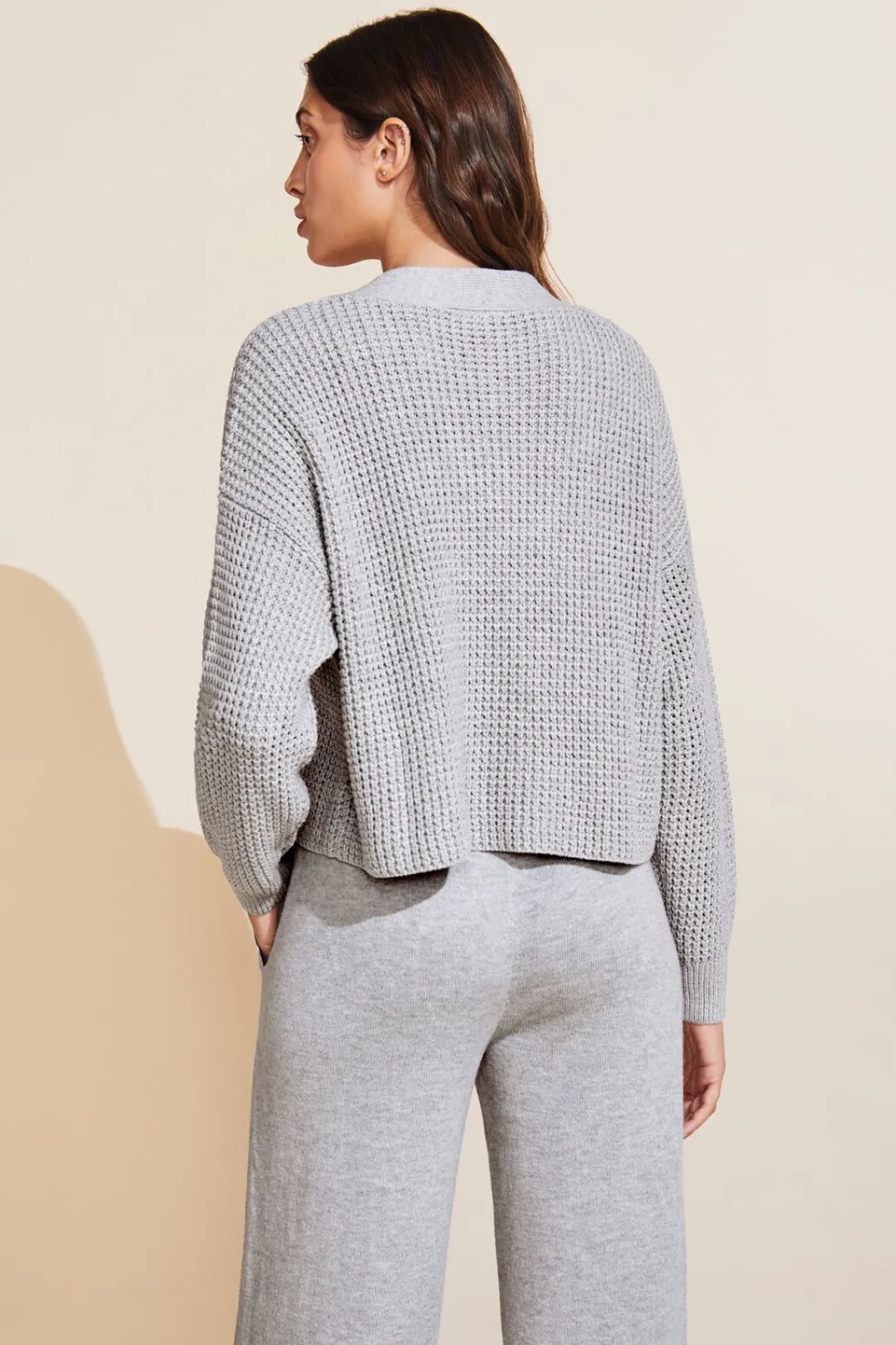 Recycled Sweater Cropped Cardigan-Eberjey Best