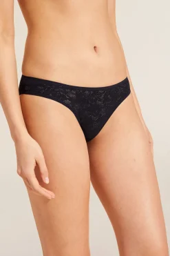 Soft Stretch Recycled Lace High Leg Brief-Eberjey Store