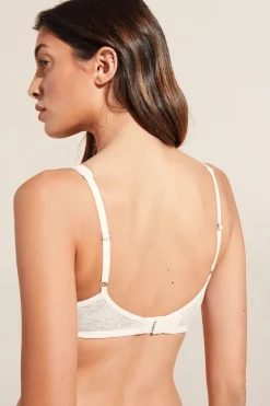 Soft Stretch Recycled Lace Plunge Bralette-Eberjey Clearance