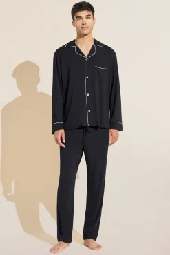 William Tencel Modal Long Pj Set-Eberjey Cheap